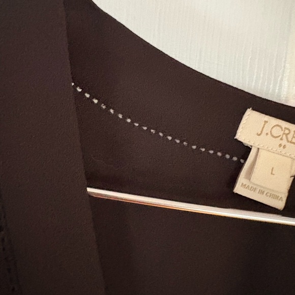 J Crew Women's Black V-Neck Top - Picture 3 of 6